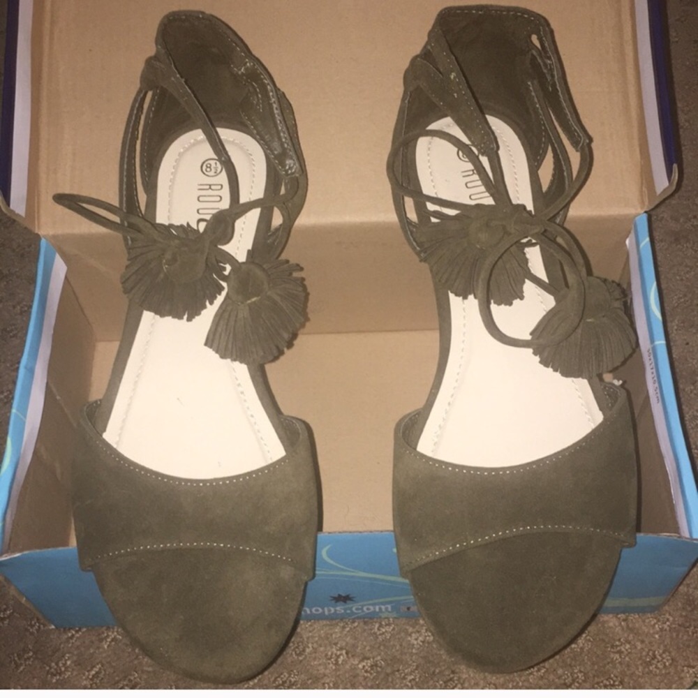 Suede sandles